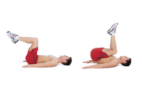 Reverse crunch
