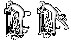 Standing gluteus