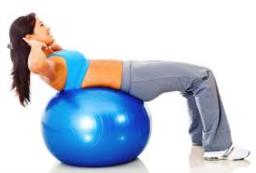 Addome su fitball